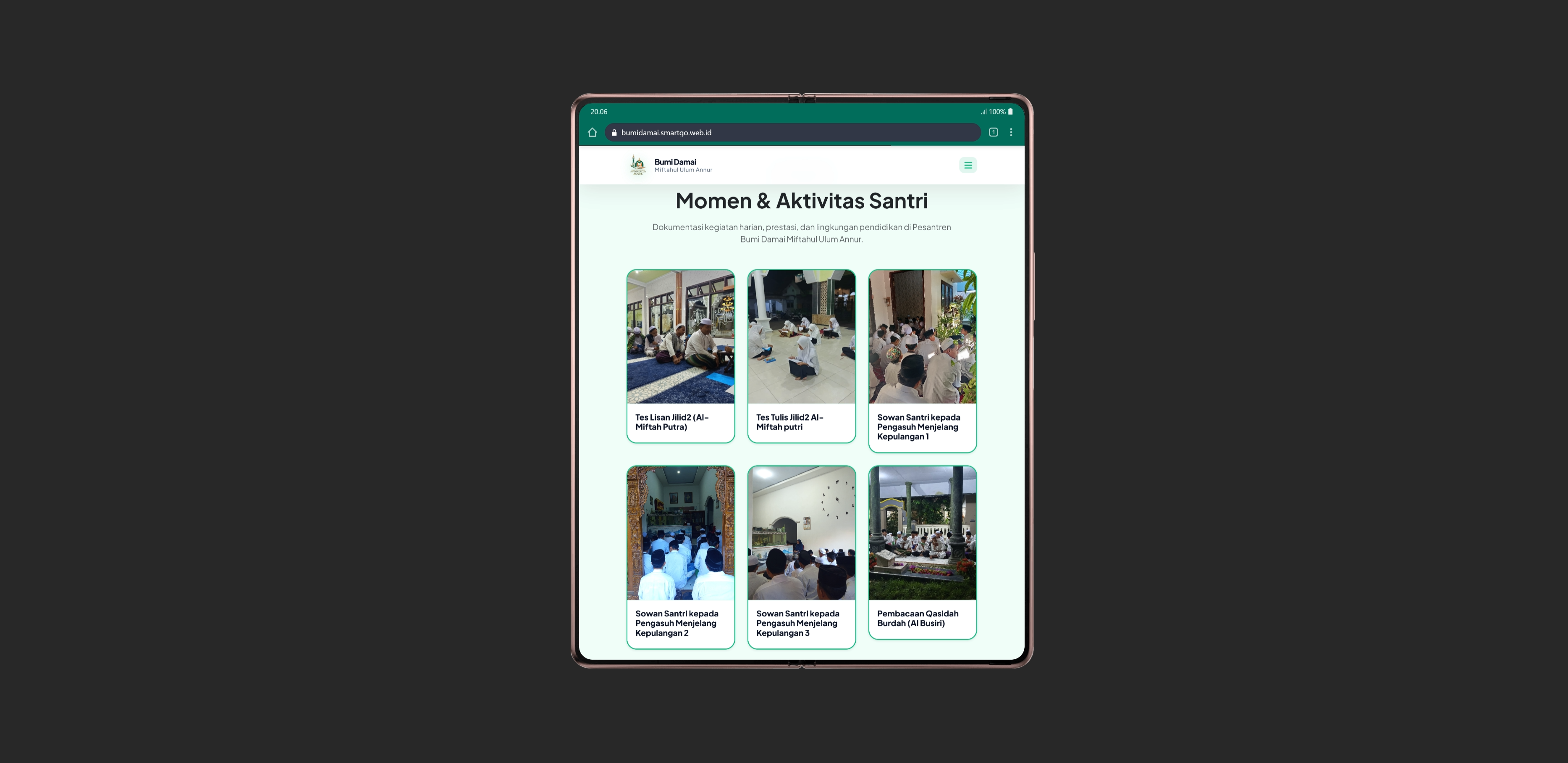 Portal Wali Santri & Sistem Informasi Pemantauan - Slide 2