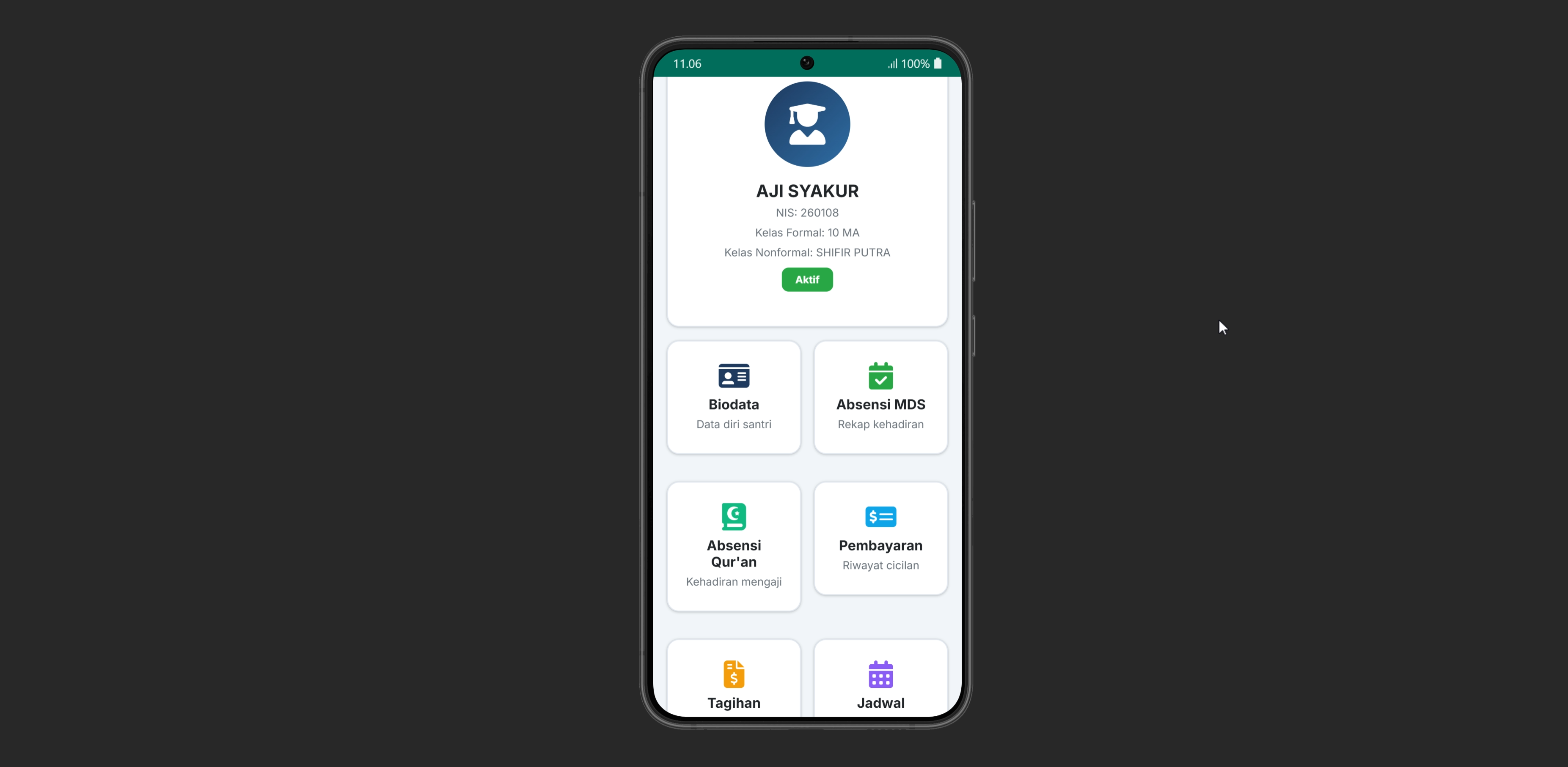 Portal Wali Santri & Sistem Informasi Pemantauan